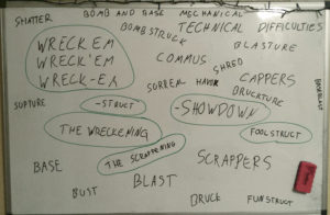 brainstorming board
